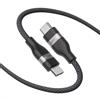 Anker Cavo USB-C di ricarica veloce 240W, design intrecciato e riciclato, per iPhone 16/16 Pro/16 Plus/16 Pro Max, MacBook Pro, iPad Pro, iPad Air 4, Galaxy S23 e altro ancora(1,8m, Nero)