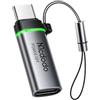 mcdodo Adattatore da USB C a USB C da 100 W, adattatore iPhone USB C, spegnimento automatico a LED, ricarica rapida compatibile con iPhone15/15 Pro/15 Pro MAX, Galaxy S23/S22