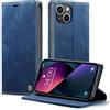 Phernykas Cover per iPhone 13 mini, Flip Libro in Pelle Premium, Wallet Case con Porta Carte, Portafoglio Case Chiusura Magnetica, [Carta Fessura][Antiurtoo][Cavalletto] Custodia per mini 13, Blu