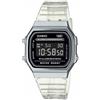 Casio Orologio Quarzo Unisex, misura cassa 36.00mm con quadrante Nero Digitale e cinturino Chiaro in Plastic/Resin Bracelet A168XES-1BEF