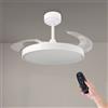 M LEDME Lampadario Ventilatore da soffitto Coal 36W illuminazione Led CCT regolabile con telecomando M LEDME