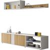 Habitdesign VenditadiMobiliOnline - COMPOSIZIONE SOGGIORNO REVERSIBILE ECCO 180 CM