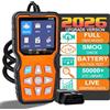 Zzxker OBD2 Auto Diagnostica OBD2 Diagnosi Scanner,Diagnosi Auto Professionale in Italiano,Lettore Errore Motore Auto con Funzioni-OBD2 per Audi BMW Tutti i Veicoli (HC368)