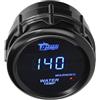 LKRXW Indicatore della Temperatura dell'acqua per Auto 52mm Acqua Temperatura Manometro Con Sensore 12V Blu Luce Digitali Acqua Termometro Strumenti Calibro Liquido Misuratore