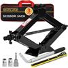GADLANE Kit cric a forbice - Kit cric portatile da 3 tonnellate per auto