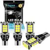 Alopee 4-Pack 921 912 W16W T15 Luminoso 1550 Lumen 9V-30V Non Polarizzato Canbus Error Free EX-3030 Chipset 24pcs LED Lampadine per Backup Luce Retromarcia Lampadina Del Terzo Freno, Xenon White 6000K