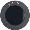 POFET Telescopio Astronomico Accessori 0.96 Nero Sun Filtri Full-alluminio Standard Thread per Astro Ottica Oculare