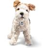 Steiff Foxy Foxterrier - Peluche con occhi in plastica, 32 cm, in morbido peluche, per bambini, ragazzi e ragazze, lavabile in lavatrice
