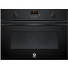 Balay - Forno compatto multifunzione, 45 cm, Aqualisis, Control Comfort, guide Flex, vetro nero, 3CB5159N3