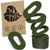 MySweetStitch - 10 x Dexcom G6 cerotti sensore, Overpatch Ø 70 x 55mm, cerotto impermeabile, traspirante, delicato sulla pelle, Made in Germany, Olive-Green