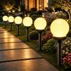 Shengruili 6 lampade solari per esterni, a sfera solare, giardino e impermeabili