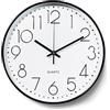 CIOXSOIO 30cm (12 pollici) Orologio da Parete Silenzioso, Senza Ticchettio Movimento al Quarzo, Numeri 3D Facile da Leggere Orologio da Muro, Orologio a Parete per Camera da Letto, Soggiorno, Cucina
