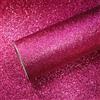 VEELIKE Carta Adesiva Glitter Rosa Caldo Carta da Parati Glitterata Magenta Pellicola Adesiva Decorativa Soggiorno Cucina Adesivo per Mobili Camera da Letto Decorazione per Feste Moderna 40cmx300cm