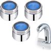 MagiSel 3 Pezzi Aeratore Rubinetto M18, Rompigetto Filtro Filettatura Esterna, Aeratore Rubinetto Filtri Rubinetti Lavandino, Rubinetti Rompigetto, per Rubinetteria in Cucina e Bagno, Filettatura Maschio