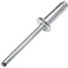 AERZETIX - Set di 100 rivetti ciechi standard Ø6x18mm alluminio/acciaio - DIN 7337 A - rivetto pop a rottura stelo - C48120