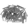 OMOTOOL Hardware Set di assortimento chiodi in acciaio al carbonio (100 pezzi), chiodi zincati per appendere quadri e lavorazione del legno, chiodi in acciaio per calcestruzzo per battiscopa e