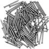 OMOTOOL Hardware Set di chiodi assortiti in acciaio al carbonio (100 pezzi), chiodi zincati per appendere quadri e lavorazione del legno, chiodi in acciaio per cemento per battiscopa e lavorazione del