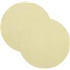 QUARKZMAN 6.7 Paraluce Rotondo Diffusore, Paraluce Antiriflesso Diffusore In Tessuto Coprilampada Per Lampada Da Scrivania Luce A Soffitto Spot, Giallo Caldo 2pz