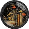 Artinhand Confezione da 4 pomelli rotondi per cassetti, stile vintage, motivo botanico, per armadietti, porte, credenze, credenze, armadietti, mobili da cucina e bagno