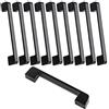 MARGUERASW maniglie per mobili da cucina nere-10 Pezzi maniglie nere per porte maniglie nere per armadio maniglia cucina nera distanza dei Fori 160mm
