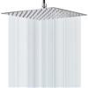 WOOPHEN - Soffione doccia a pioggia, 30,5 cm, ad alto flusso, in acciaio inox, design ad alta pressione, fantastica esperienza di doccia anche a basso flusso d'acqua (cromato)