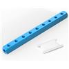 GASHER 1pezzi Alluminio 3 vie 6 porte Collettore pneumatico Blocco di distribuzione dell'aria Splitter 1/4 porta di uscita 1/4 porta di alimentazione
