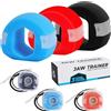 TMZELOA Jawline Trainer 3 pezzi di attrezzo per la mascella doppio mento rimozione Jawliner Jawline Exerciser e Mascella Allenamento 3 resistenza per esercizi muscoli del viso, fitness e sport regali