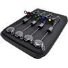 Hirisi Carp Fishing Swingers Drop Off Indicatore 4 x colori in custodia con cerniera testa rotonda