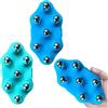 OPVYAEU 2 Pezzi Rullo Massaggiatore Anticellulite 7 Sfere Rotanti 360° Funzione Drenante Rassoda Tonifica Gambe Cosce Glutei Addome Braccia Schiena Ideale Per Applicare Creme Rassodanti