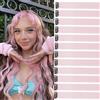 jooceebaby Extension Capelli Colorati Con Clip Rosa ciliegio 12 pezzi 22 pollici Lungo Dritto Sintetiche Resistenti al Calore per Bambini Ragazze Donne Festival Feste Halloween Cosplay