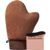 Plipdhy Set Autoabbronzante 2-in-1 - Guanto e Pennello Applicatore per Corpo e Schiena, Lavabile, Effetto Uniforme, Facile da Usare per Crema e Lozioni Autoabbronzanti
