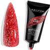 Nailfor Acrylgel RED ROSE 30ML In Tubo Per Ricostruzione Unghie 30ml Made In Usa Facile Allungamento Estensione Unghie Professionale Rapida, Veloce E Resistente - Made in USA (Red Rose)
