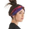 CHARM Tie Dye Fascia Capelli Con Nodo Hippie, Fascia testa Unisex Boho Estate e Inverno, Fasce capelli Sport Hippy, Yoga Accessori B