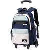 TRAVELKNOT Zaino Scuola Elementare Bambino Trolley Zaino Scuola Media Ruote Cartella Bambino Trolley Zainetto Bambini Zaini Cartella Valigeria Ragazze 46x33x20cm
