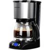 Aigostar Benno - Macchina da caffè americano e tè da 800 W con filtro riutilizzabile e piastra riscaldante, macchina caffe con mantenimento calore, capacità 1,5 L, timer 24 ore, sistema antigoccia