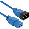 ACT C20 - C21 Cavo di alimentazione C21 Femmina a C20 Cavo di prolunga IEC 60320 Cavo di alimentazione 3 m Blu, per server PDU UPS - AK5369