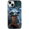 Ert Group custodia per cellulare per Apple Iphone 14 PLUS originale e con licenza ufficiale Marvel, modello Rocket 001 adattato in modo ottimale alla forma dello smartphone, custodia in TPU