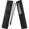 AKSHFETH Custodia in silicone per Samsung BN59-01390A Cover in silicone per Samsung Smart TV Solar Cell Remote Control 2022 Custodia per telecomando antiurto (nero)