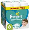 Pampers Active Baby Nappies 6X128