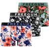 FREEGUN Boxer Uomo Signature, Slip Uomo, Traspirante e Ultra-Morbido (Set di 3), Taglia XL