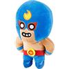 Brawl Stars EL PRIMO - Peluche The Mexican Wrestler, altezza 16,5 cm, giocattolo P.M.I. con licenza ufficiale, regalo per giocatori, da collezione