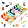 KUKUTrue® Montessori Giocattolo 2 3 4 5, Giochi da 2 Anni, Gioco Magnetico per Bambini da 2 Anni, Gioco di Pesca, Imparare i Numeri, Regalo 2 3 4 5 Bambini Ragazzi Ragazze