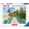Ravensburger Puzzle 12001766 - Ponte colorato in Malesia, collezione Beautiful Walkways, puzzle da 1000 pezzi per gli amanti della natura e gli appassionati di escursionismo dai 14 anni in su