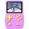 Aojiao 32 Bit Console Giochi Portatile per Bambini con 139 Videogiochi, Giocatore di Giochi con Schermo IPS da 3,0 e Batteria Ricaricabile, Mini Giochi da Viaggio Regali per Ragazzi Ragazze (Viola)