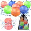 CloudValley Palloncini d'acqua riutilizzabili, bombe d'acqua a doppia apertura a riempimento rapido, palloncini d'acqua colorati per giochi d'acqua per bambini feste estive all'aperto, 8 pezzi