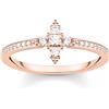 THOMAS SABO Anello da donna in argento sterling 925 TR2406-051-14, Argento sterling, Zirconia cubica