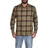 DENIMFY - Camicia da uomo in flanella a maniche lunghe a quadri, vestibilità regolare, DFDean, camicia da taglialegname, a quadri, 100% cotone, nero, verde, blu, S M L XL XXL 3XL 4XL 5XL, 5XL