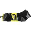 Skechers 3pk S114662-HBLK, calzini da uomo 1/2, Terry Qtr Crew Socks S114662-HBLK, nero, 41-46 EU, Nero, 41