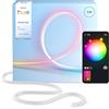 Philips Hue Striscia LED Hue Essential Flessibile, 5 m, RGBIC, Colori e Atmosfere Vivaci, Luce Flessibile per Interni, Installazione Facile, Controllo App e Voce, per Alexa, Google Assistant e Apple Home