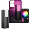 Philips Hue Turaco Palo da Terra per Esterni, Luce Smart Tunabel Bianca e Colori, Luminosità 1.100 lm, Lampadina A60 Inclusa, Regolabile, Resistente a Intemperie IP44, Compatibile con Matter, Zigbee